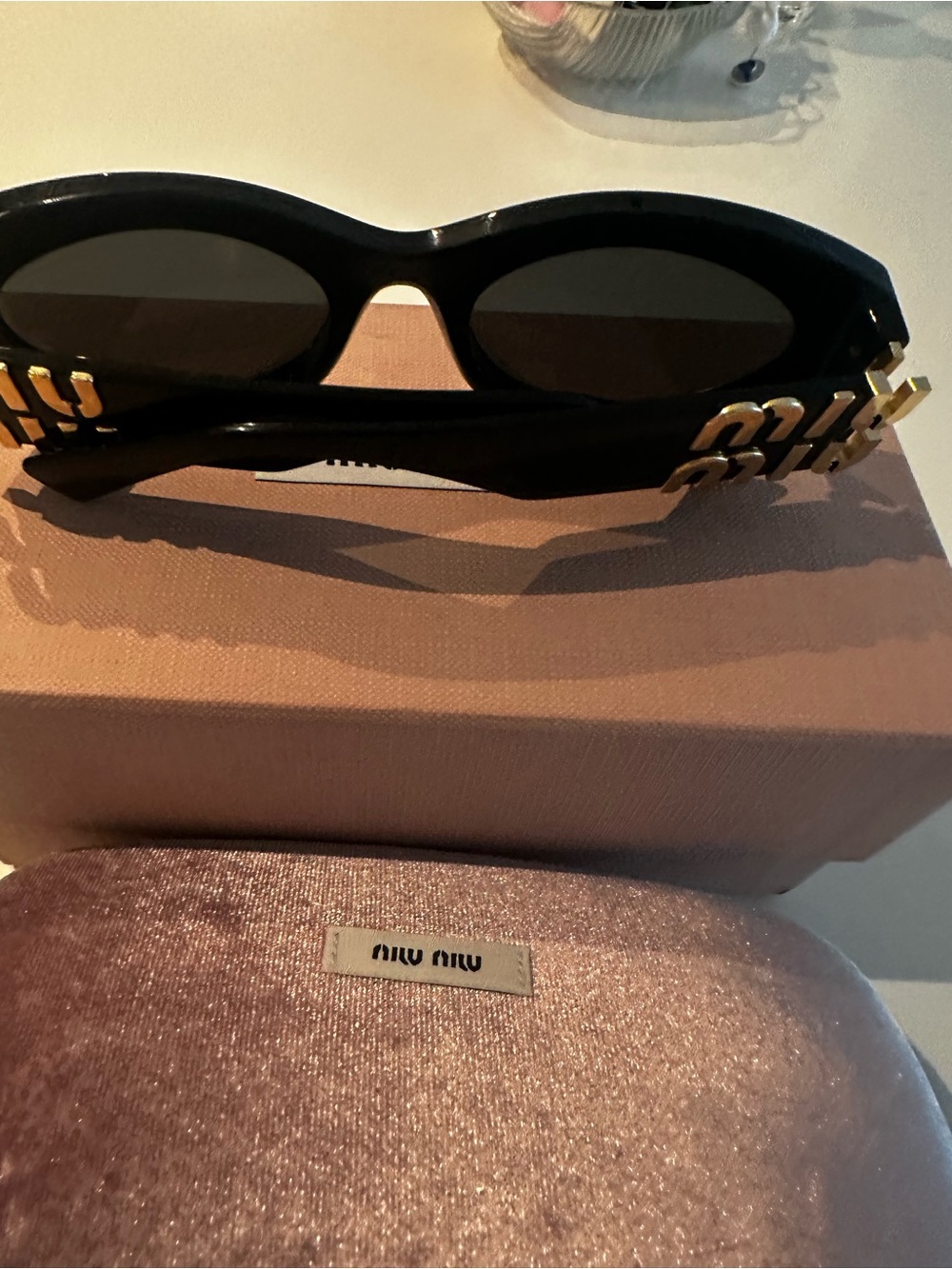 Miu Miu Glossy Glimpse Sunglasses View 3